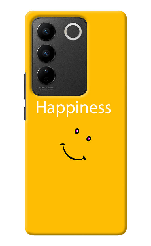 Happiness With Smiley Vivo V27/V27 Pro Back Cover