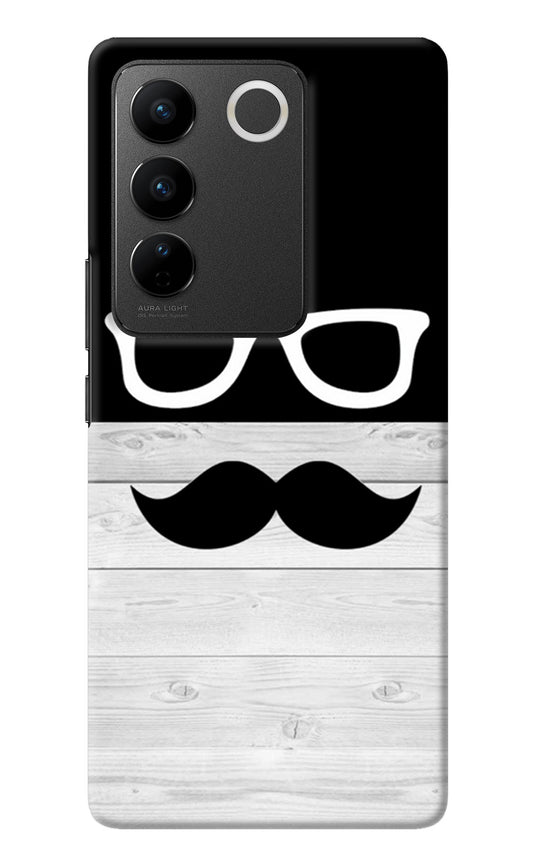 Mustache Vivo V27/V27 Pro Back Cover