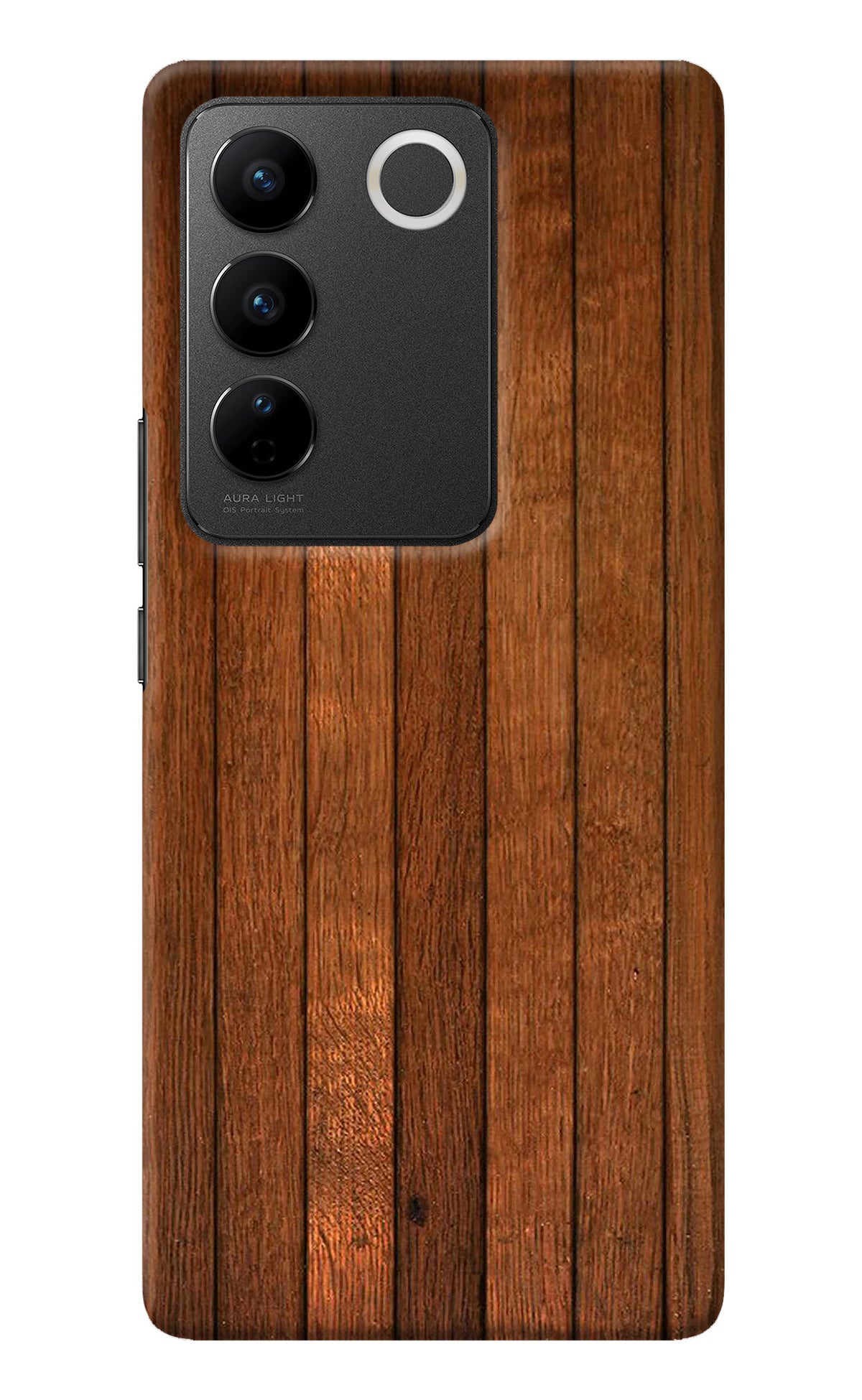 Wooden Artwork Bands Vivo V27/V27 Pro Back Cover