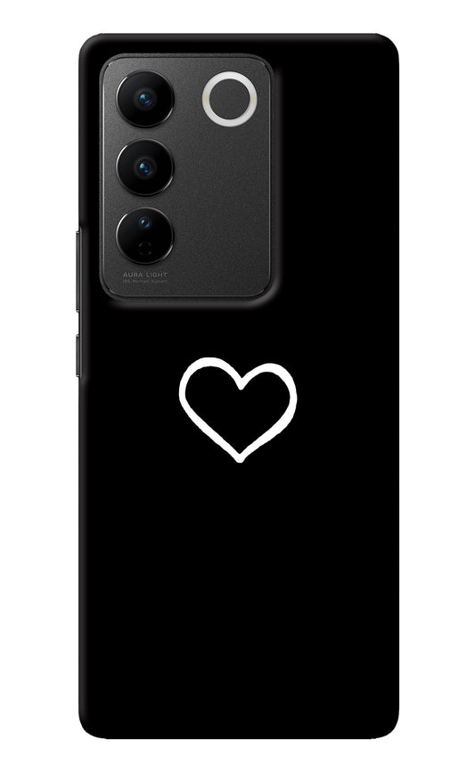 Heart Vivo V27/V27 Pro Back Cover