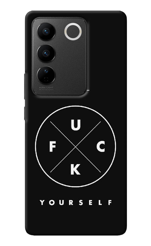 Go Fuck Yourself Vivo V27/V27 Pro Back Cover