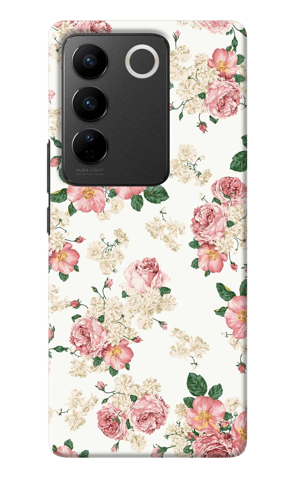 Flowers Vivo V27/V27 Pro Back Cover