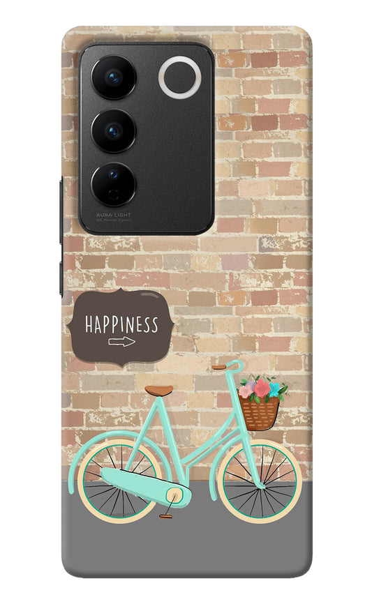 Happiness Artwork Vivo V27/V27 Pro Back Cover