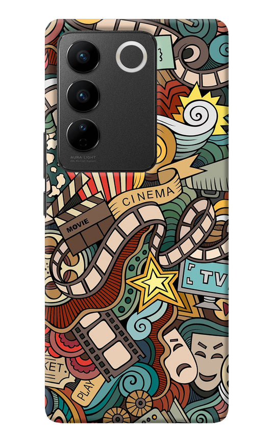 Cinema Abstract Vivo V27/V27 Pro Back Cover