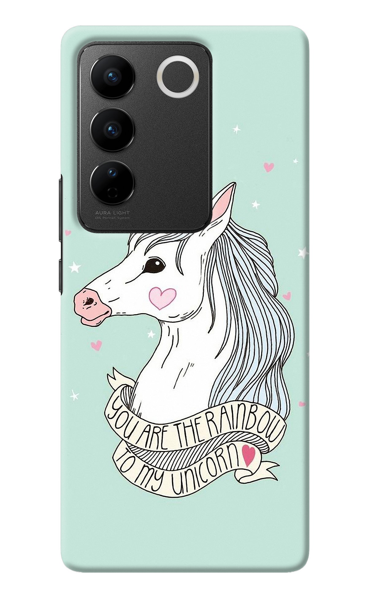 Unicorn Wallpaper Vivo V27/V27 Pro Back Cover