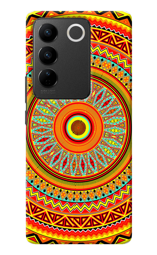 Mandala Pattern Vivo V27/V27 Pro Back Cover