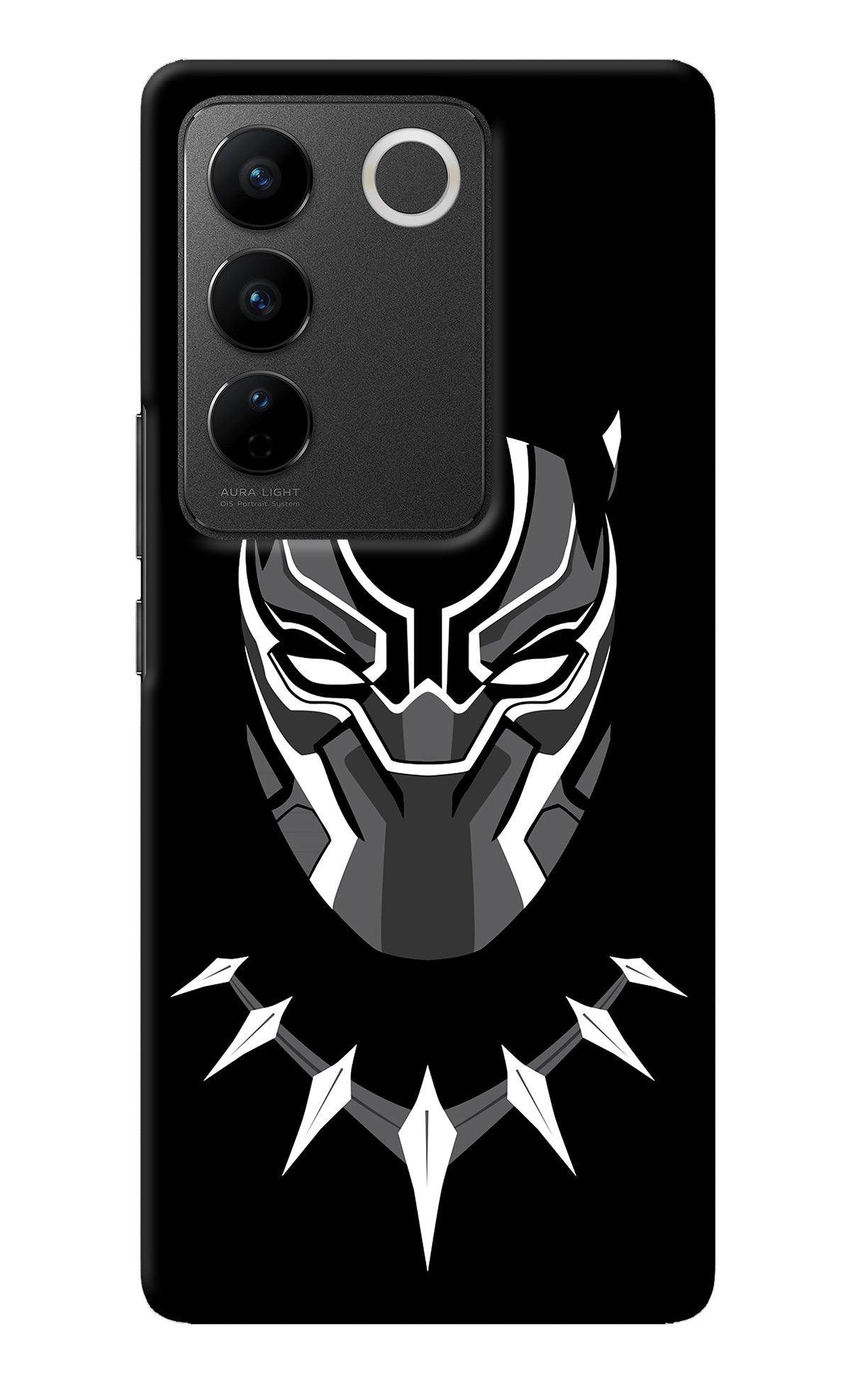 Black Panther Vivo V27/V27 Pro Back Cover