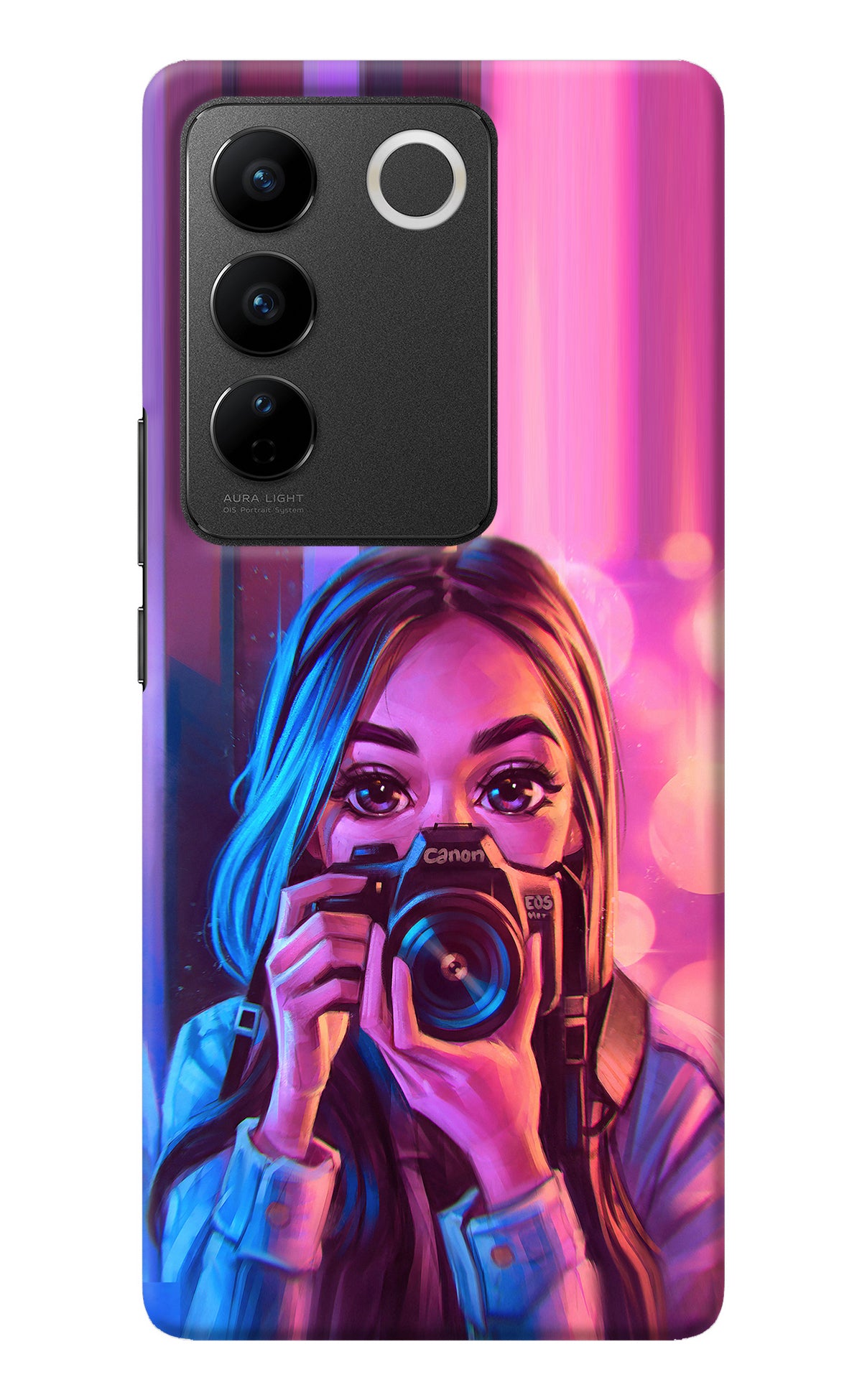 Girl Photographer Vivo V27/V27 Pro Back Cover