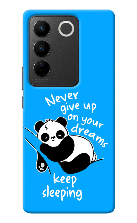 Keep Sleeping Vivo V27/V27 Pro Back Cover