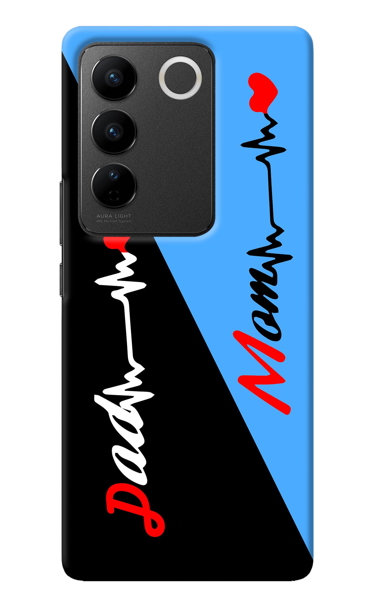 Mom Dad Vivo V27/V27 Pro Back Cover