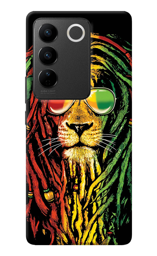 Rasta Lion Vivo V27/V27 Pro Back Cover