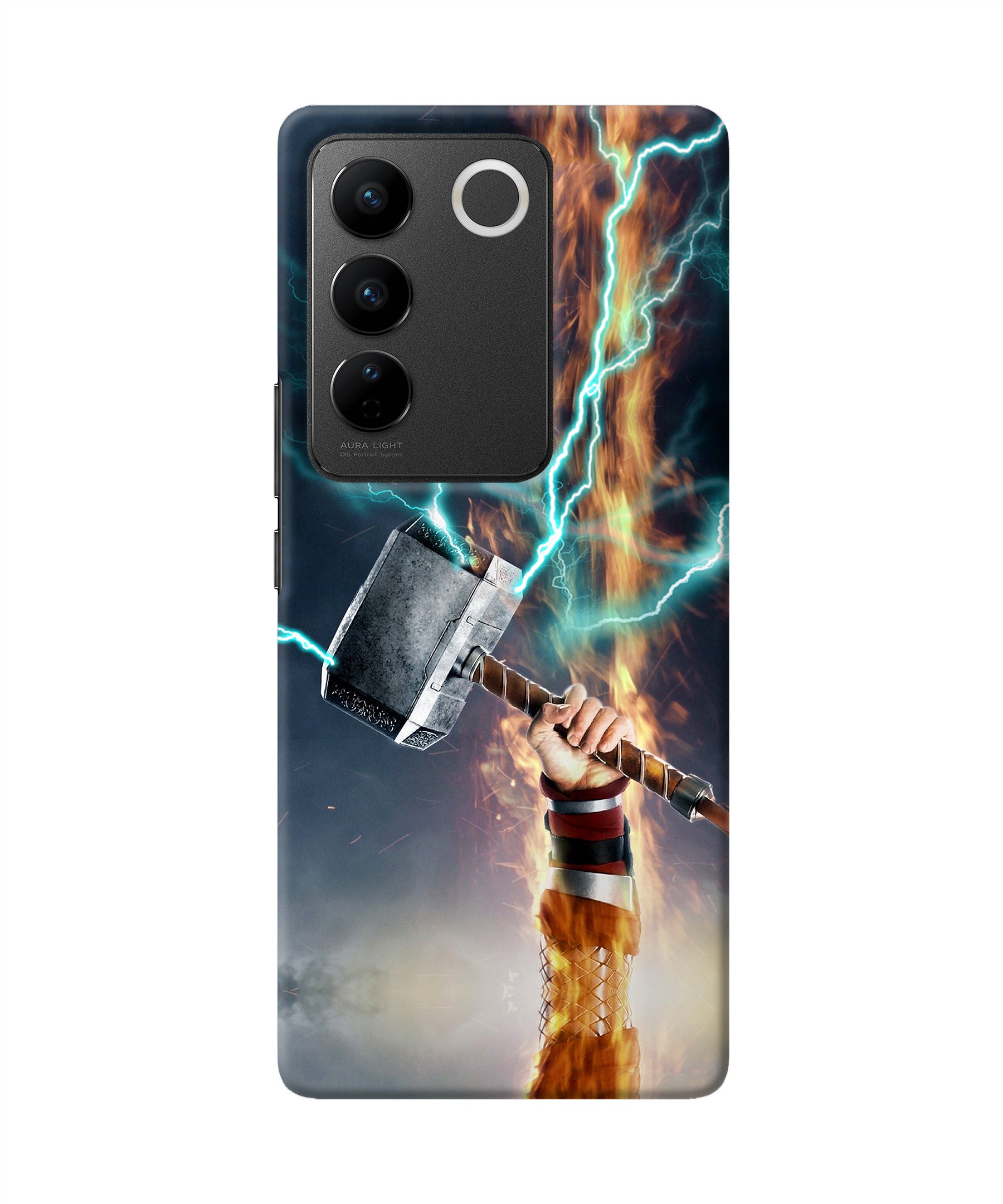 Thor Hammer Mjolnir Vivo V27/V27 Pro Back Cover