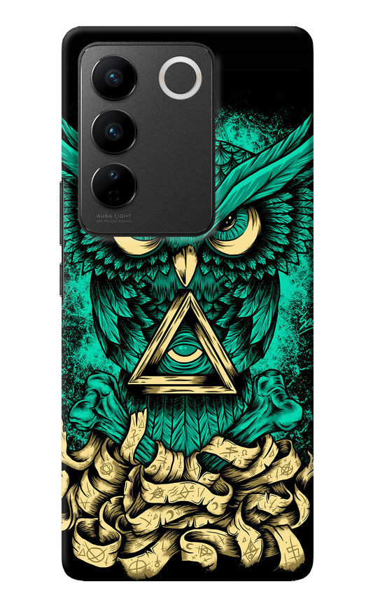Green Owl Vivo V27/V27 Pro Back Cover
