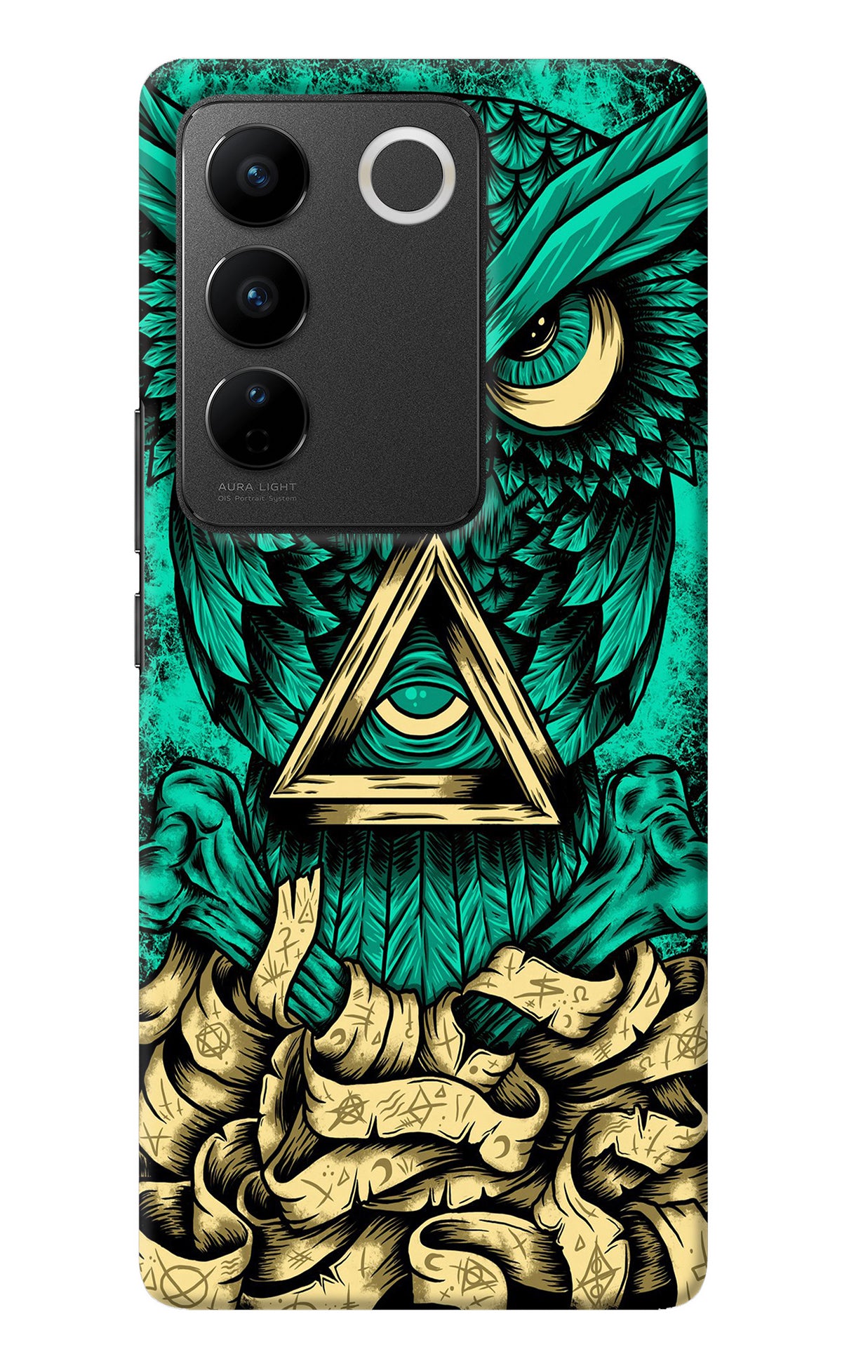 Green Owl Vivo V27/V27 Pro Back Cover