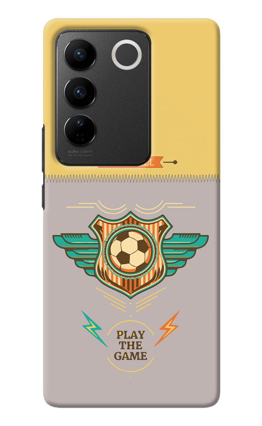 Football Vivo V27/V27 Pro Back Cover