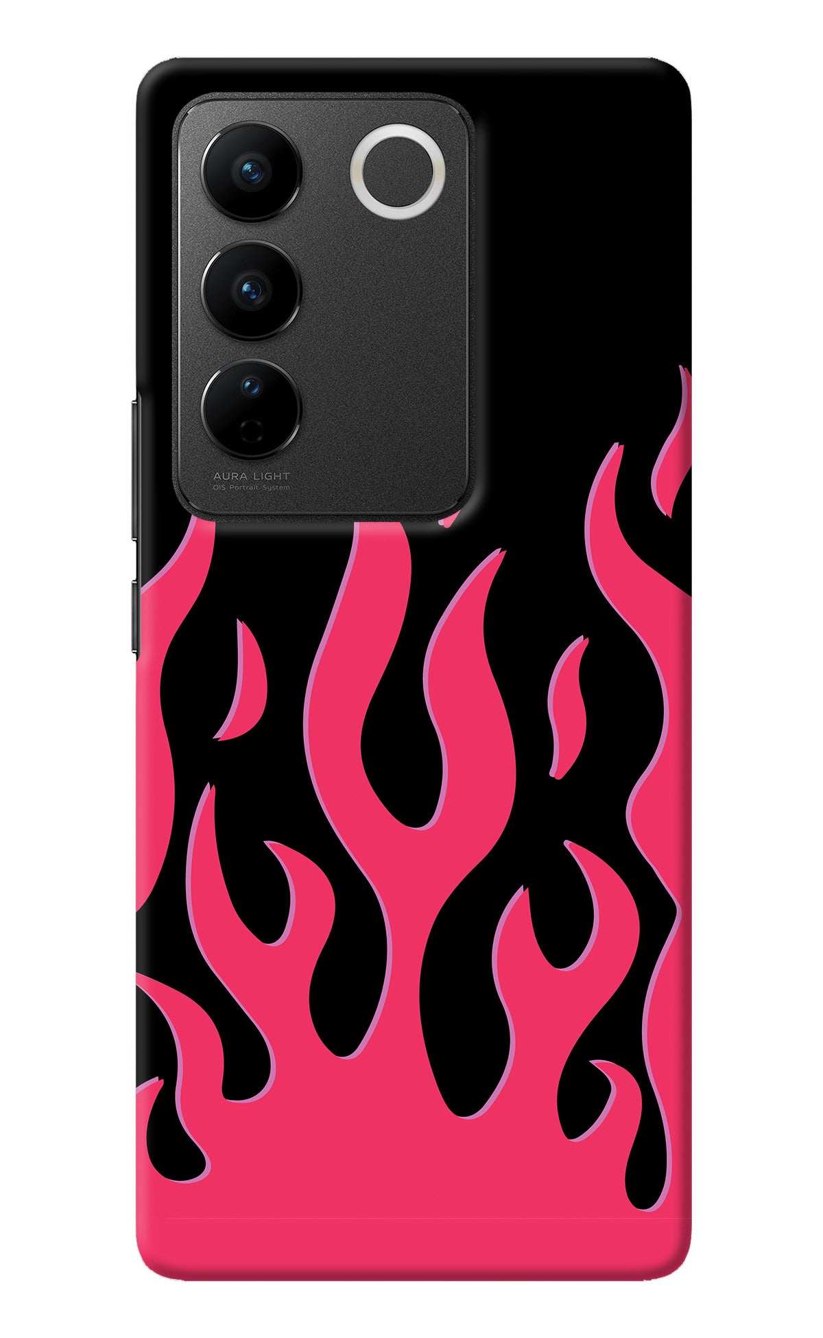 Fire Flames Vivo V27/V27 Pro Back Cover