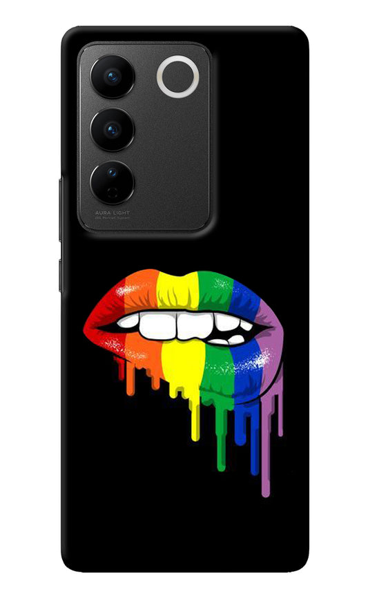 Lips Biting Vivo V27/V27 Pro Back Cover