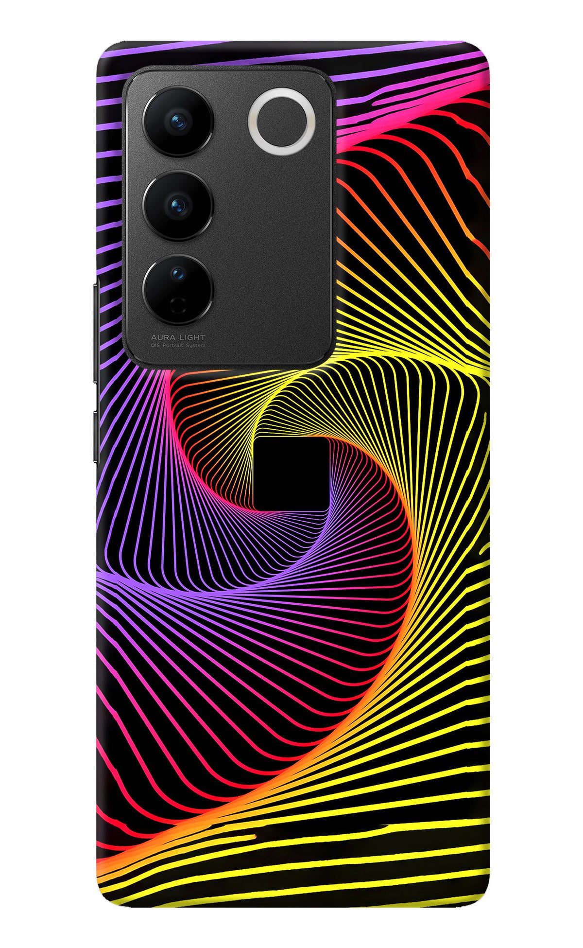 Colorful Strings Vivo V27/V27 Pro Back Cover