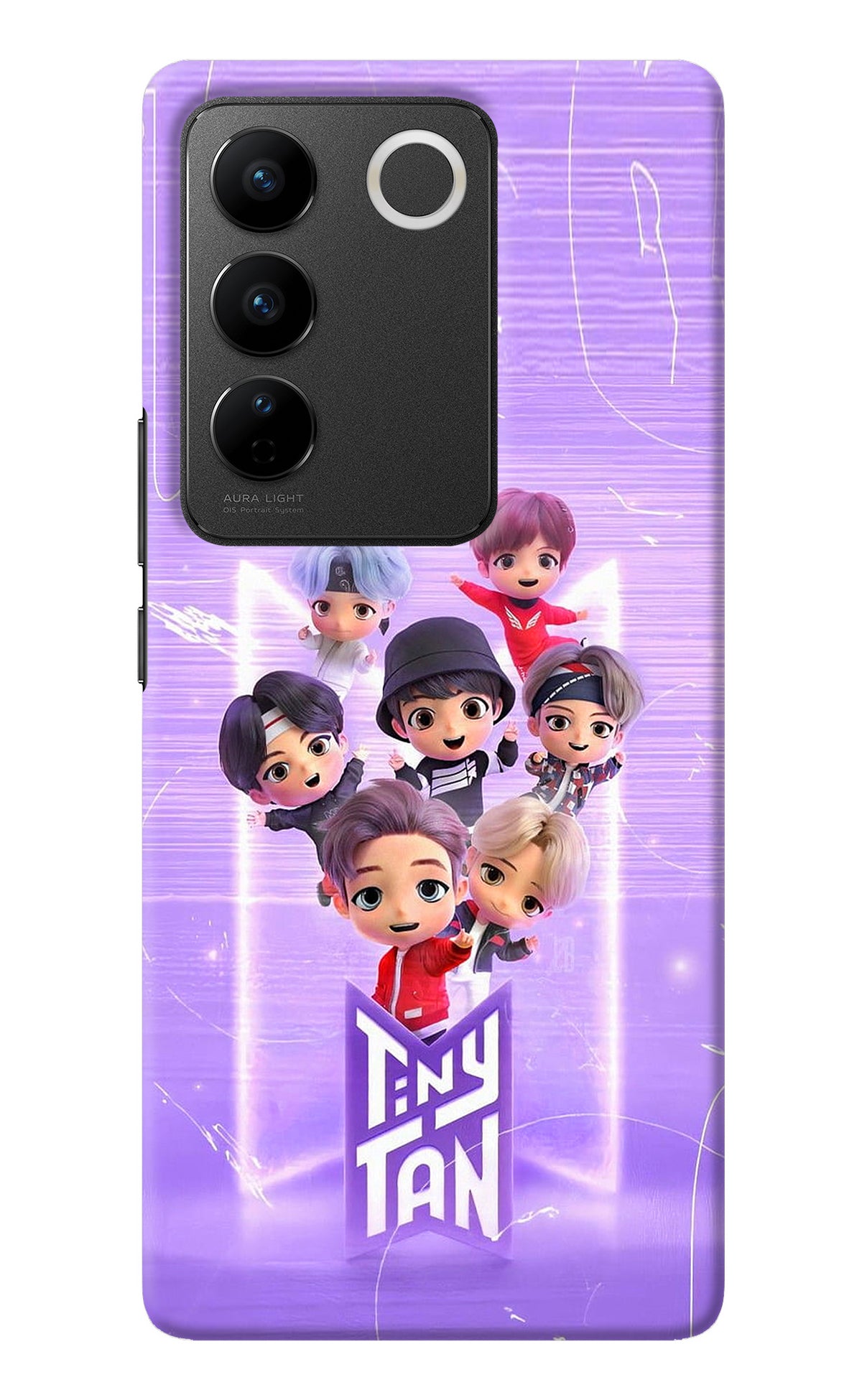 BTS Tiny Tan Vivo V27/V27 Pro Back Cover