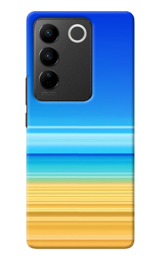 Beach Art Vivo V27/V27 Pro Back Cover