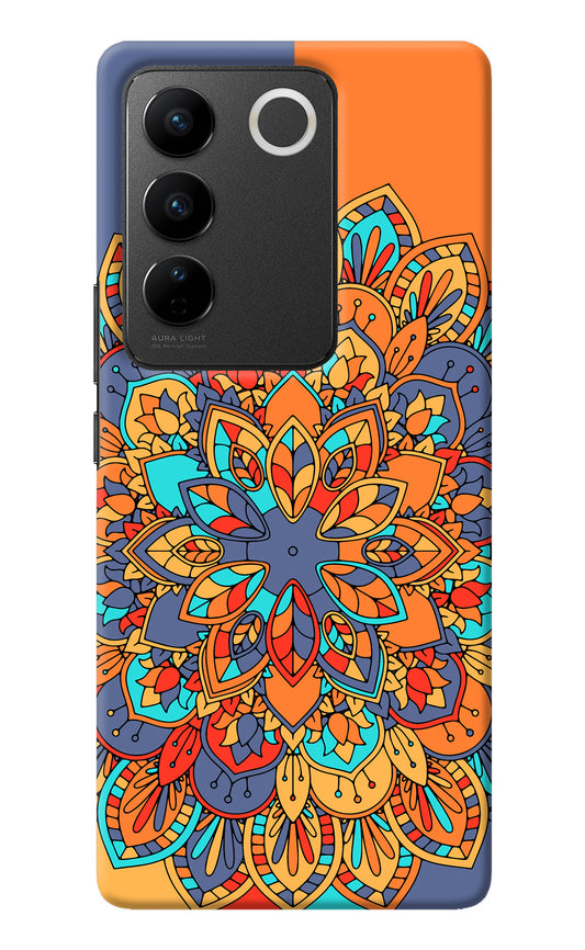 Color Mandala Vivo V27/V27 Pro Back Cover