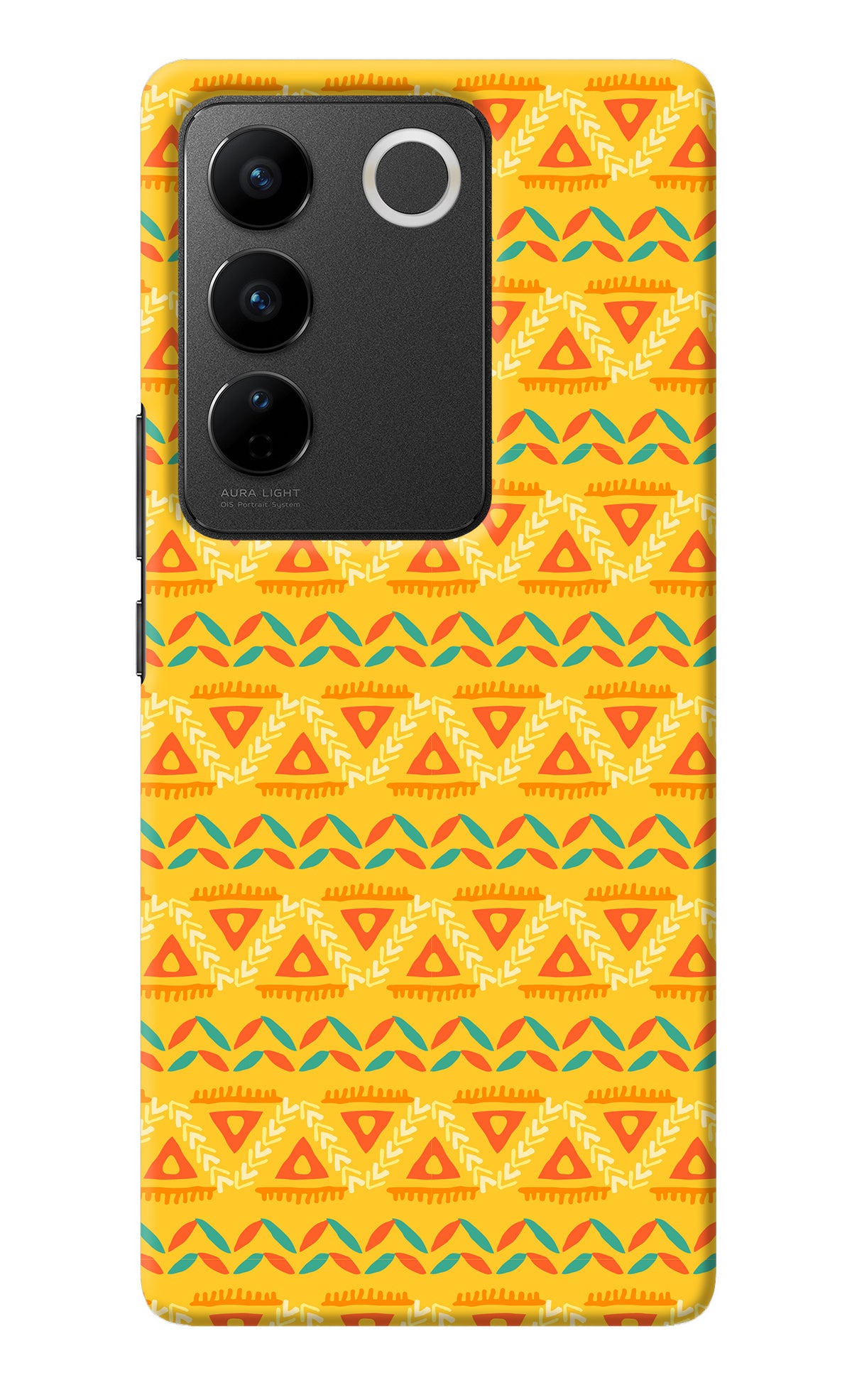 Tribal Pattern Vivo V27/V27 Pro Back Cover