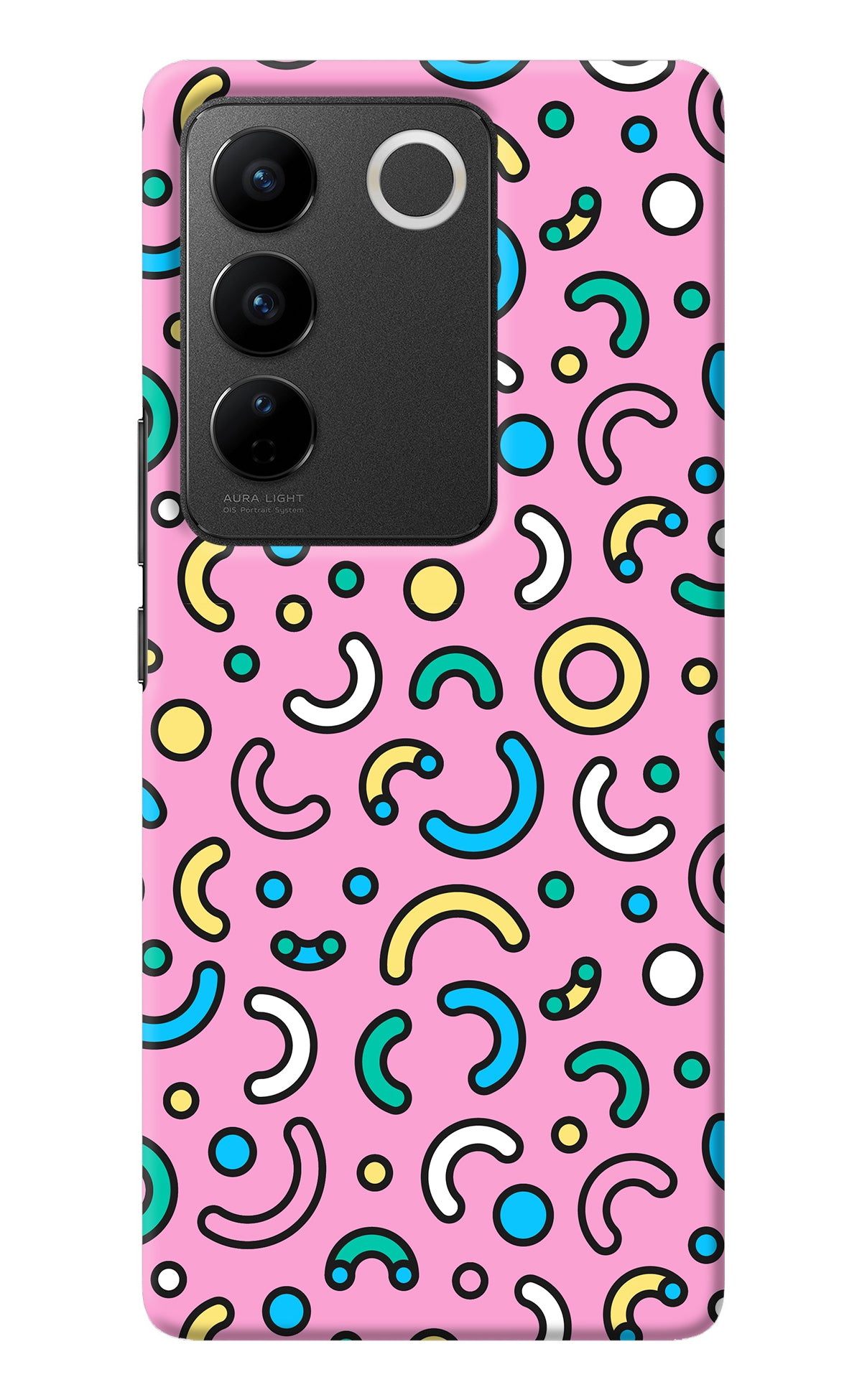 Memphis Design Vivo V27/V27 Pro Back Cover