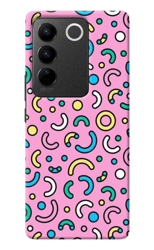 Memphis Design Vivo V27/V27 Pro Back Cover