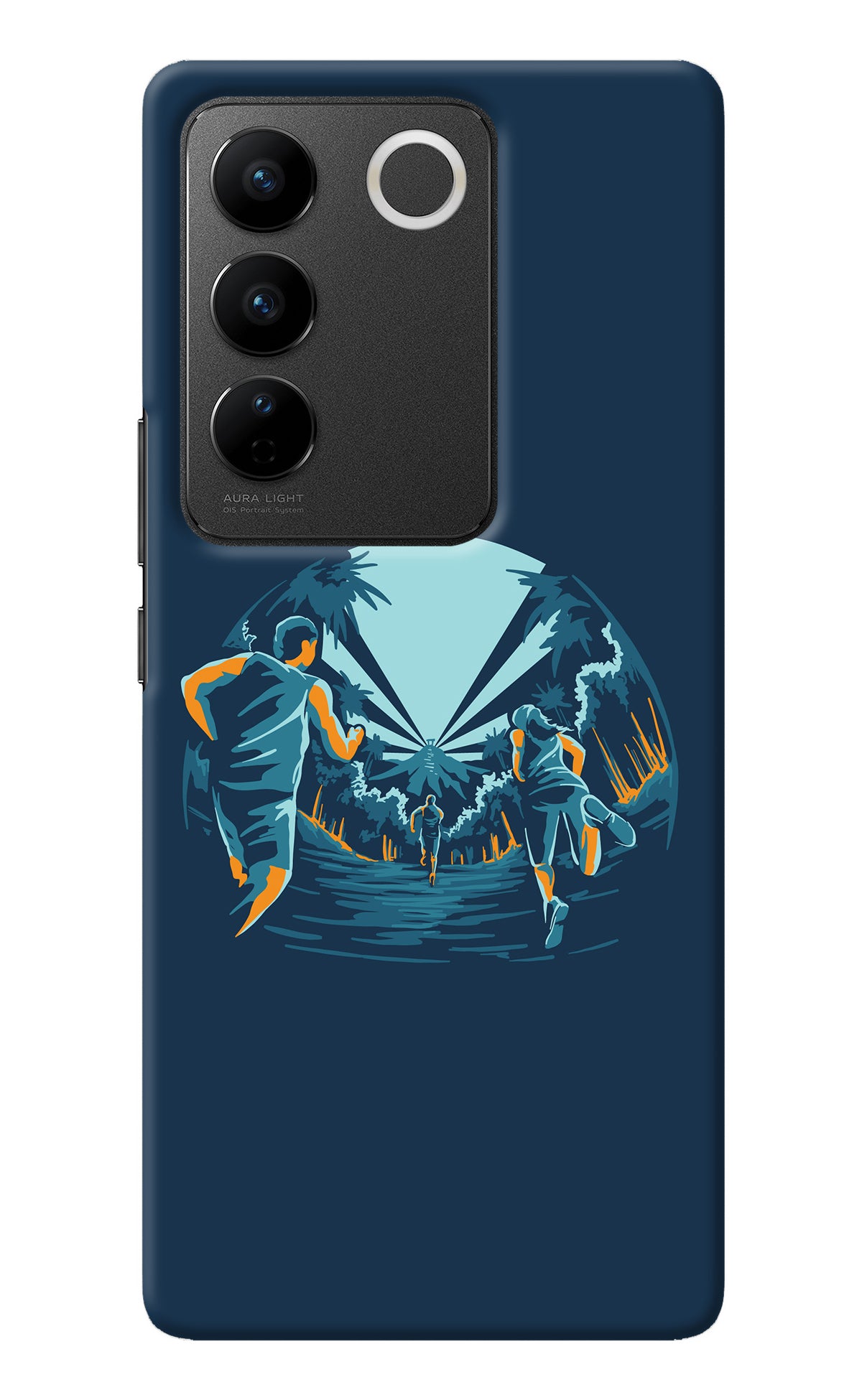 Team Run Vivo V27/V27 Pro Back Cover