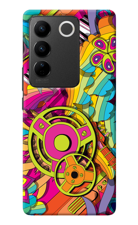 Music Doodle Vivo V27/V27 Pro Back Cover