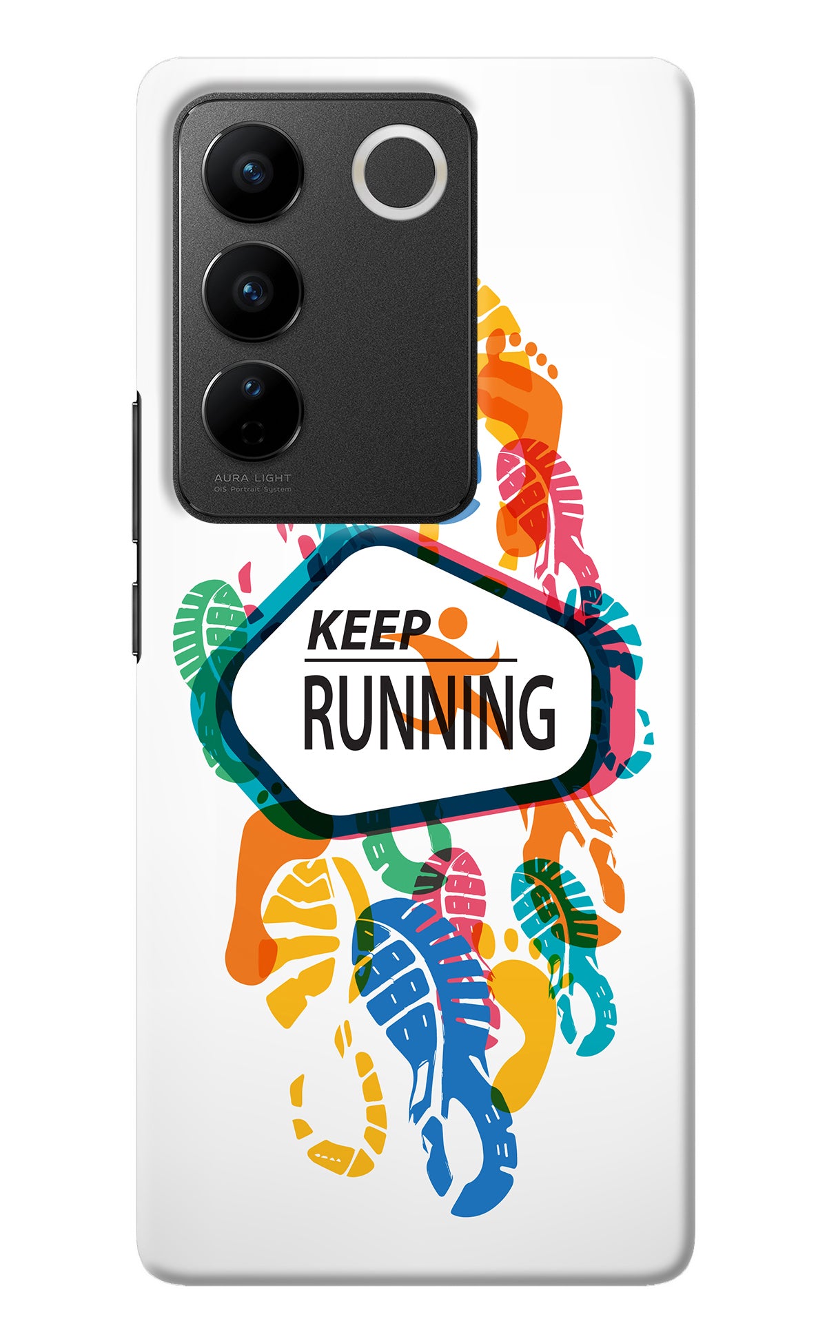 Keep Running Vivo V27/V27 Pro Back Cover