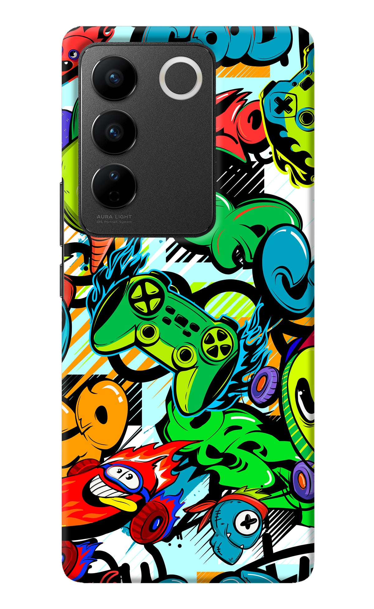 Game Doodle Vivo V27/V27 Pro Back Cover