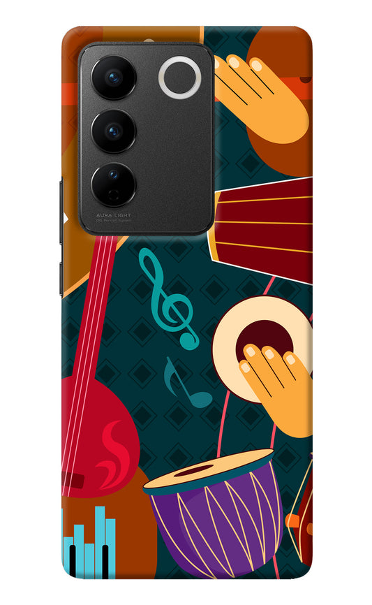 Music Instrument Vivo V27/V27 Pro Back Cover