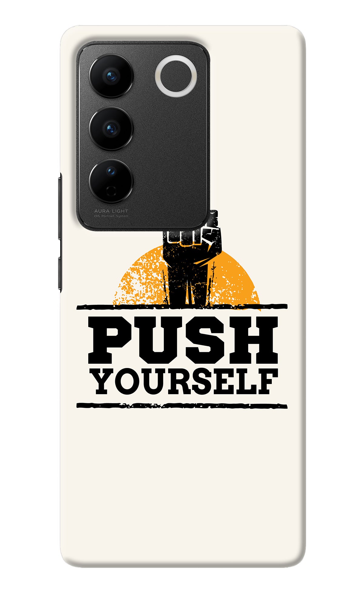 Push Yourself Vivo V27/V27 Pro Back Cover