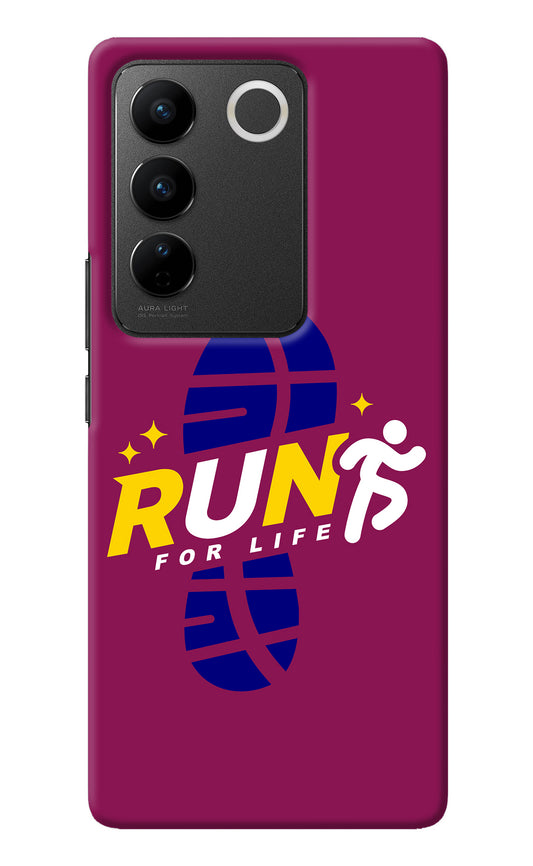 Run for Life Vivo V27/V27 Pro Back Cover