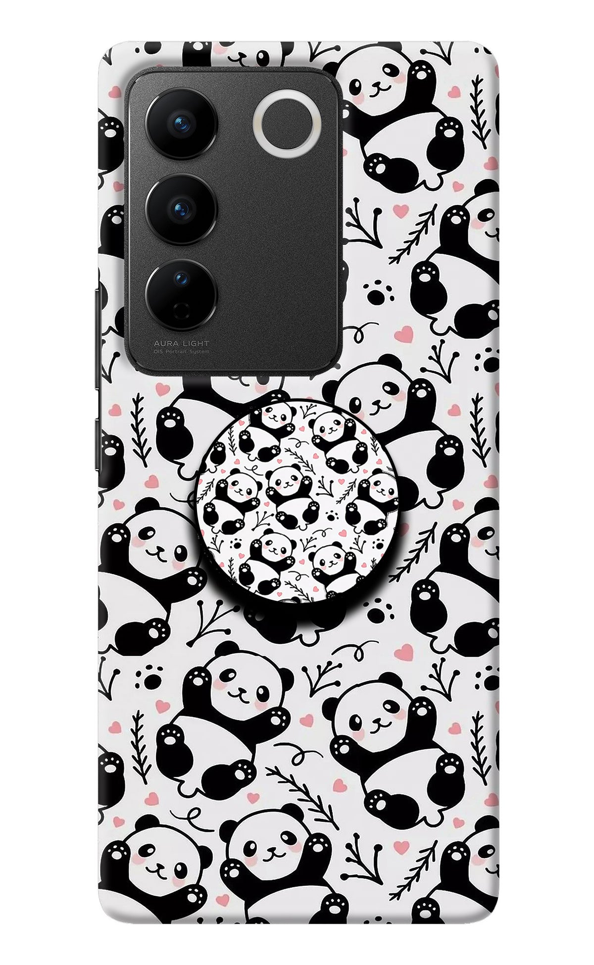 Cute Panda Vivo V27/V27 Pro Pop Case