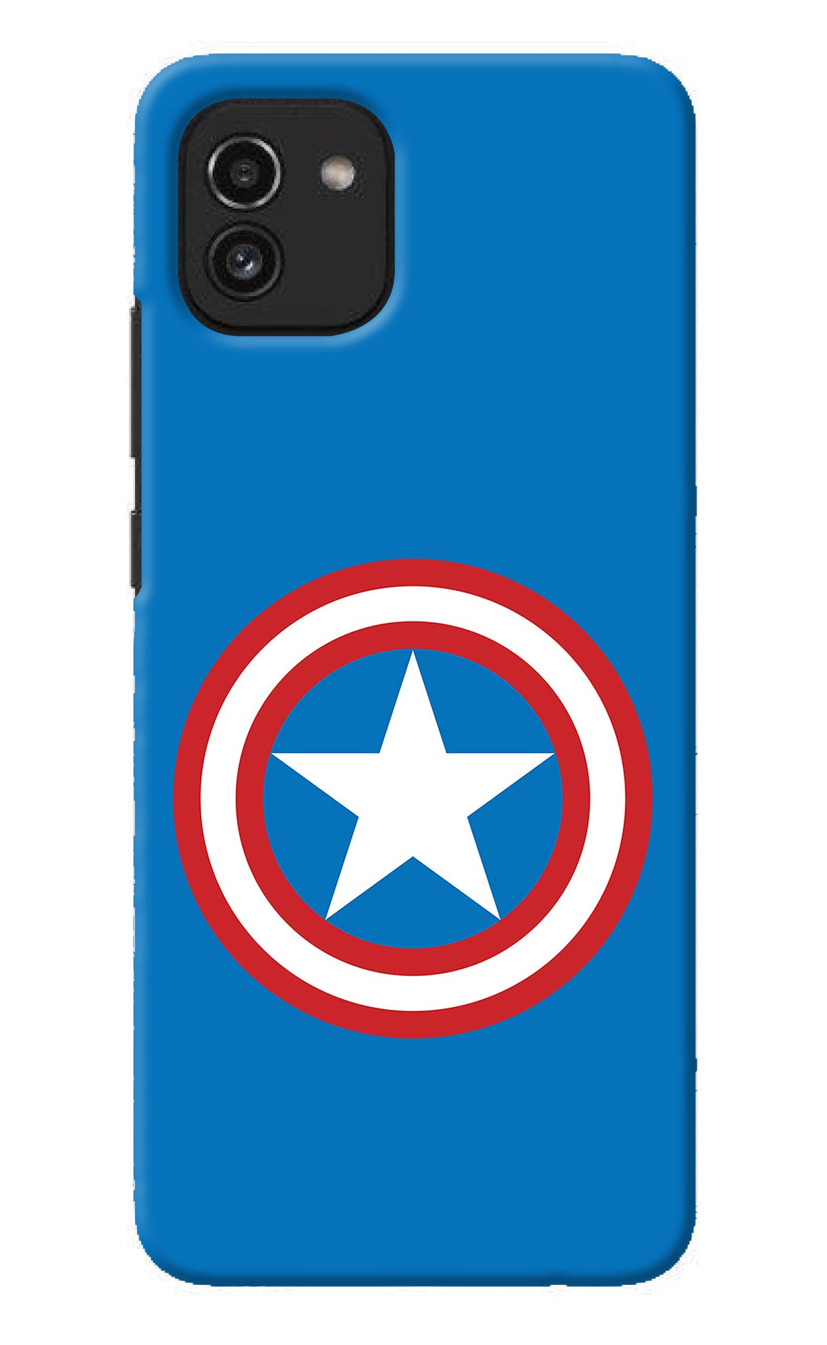 Captain America Logo Samsung A03 Back Cover