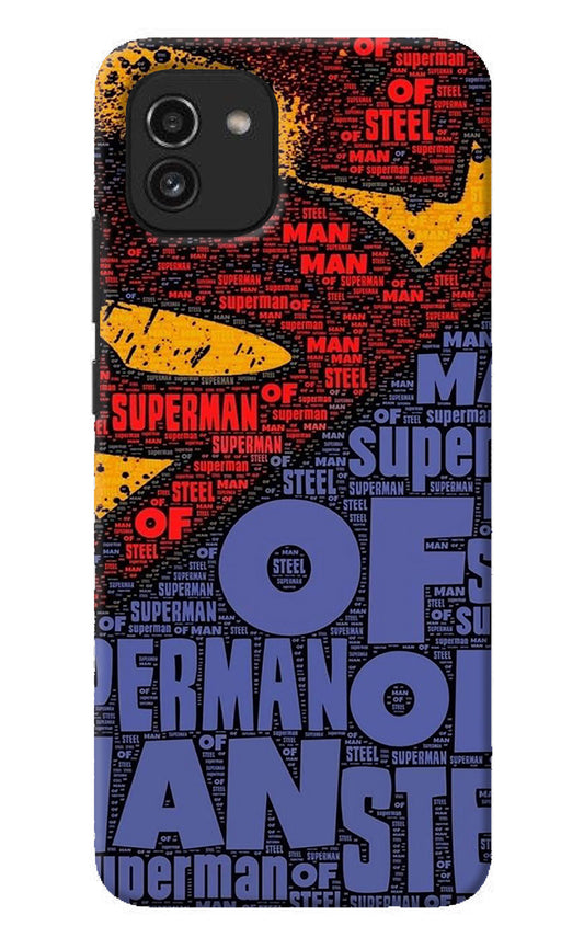 Superman Samsung A03 Back Cover