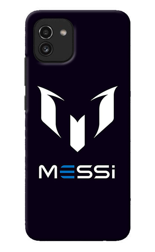 Messi Logo Samsung A03 Back Cover