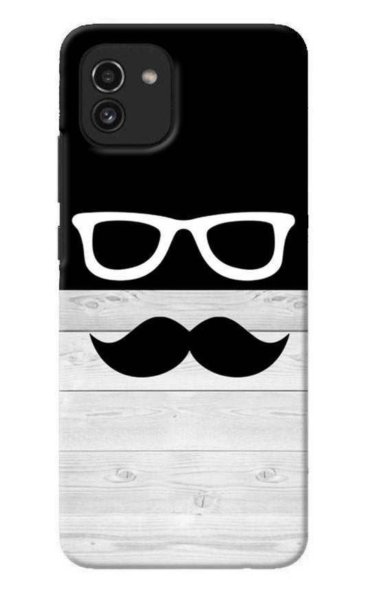 Mustache Samsung A03 Back Cover