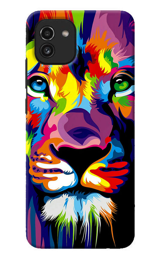 Lion Samsung A03 Back Cover