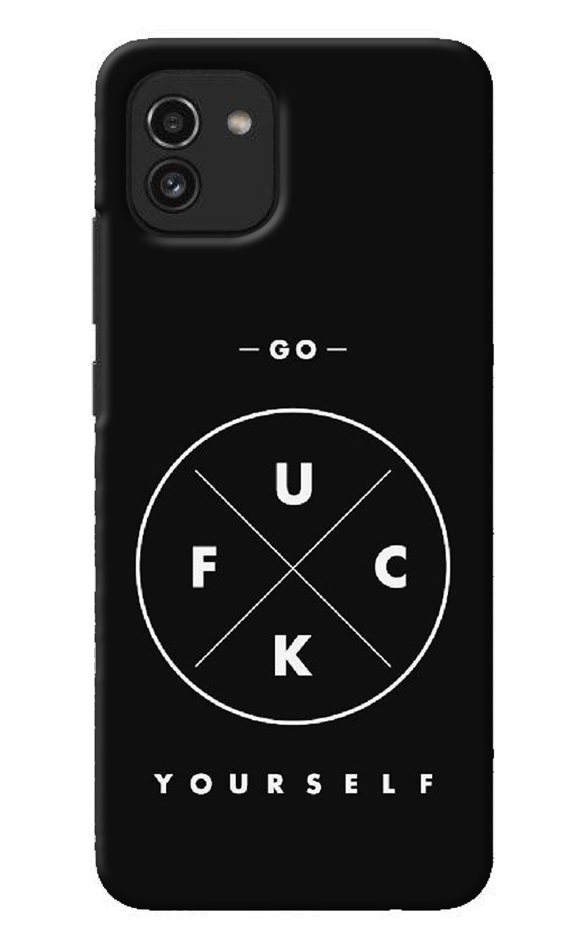 Go Fuck Yourself Samsung A03 Back Cover