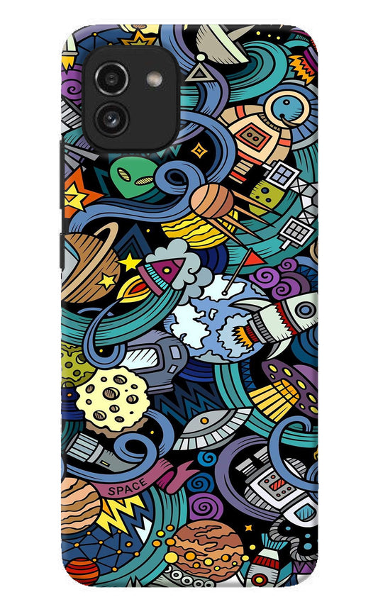 Space Abstract Samsung A03 Back Cover