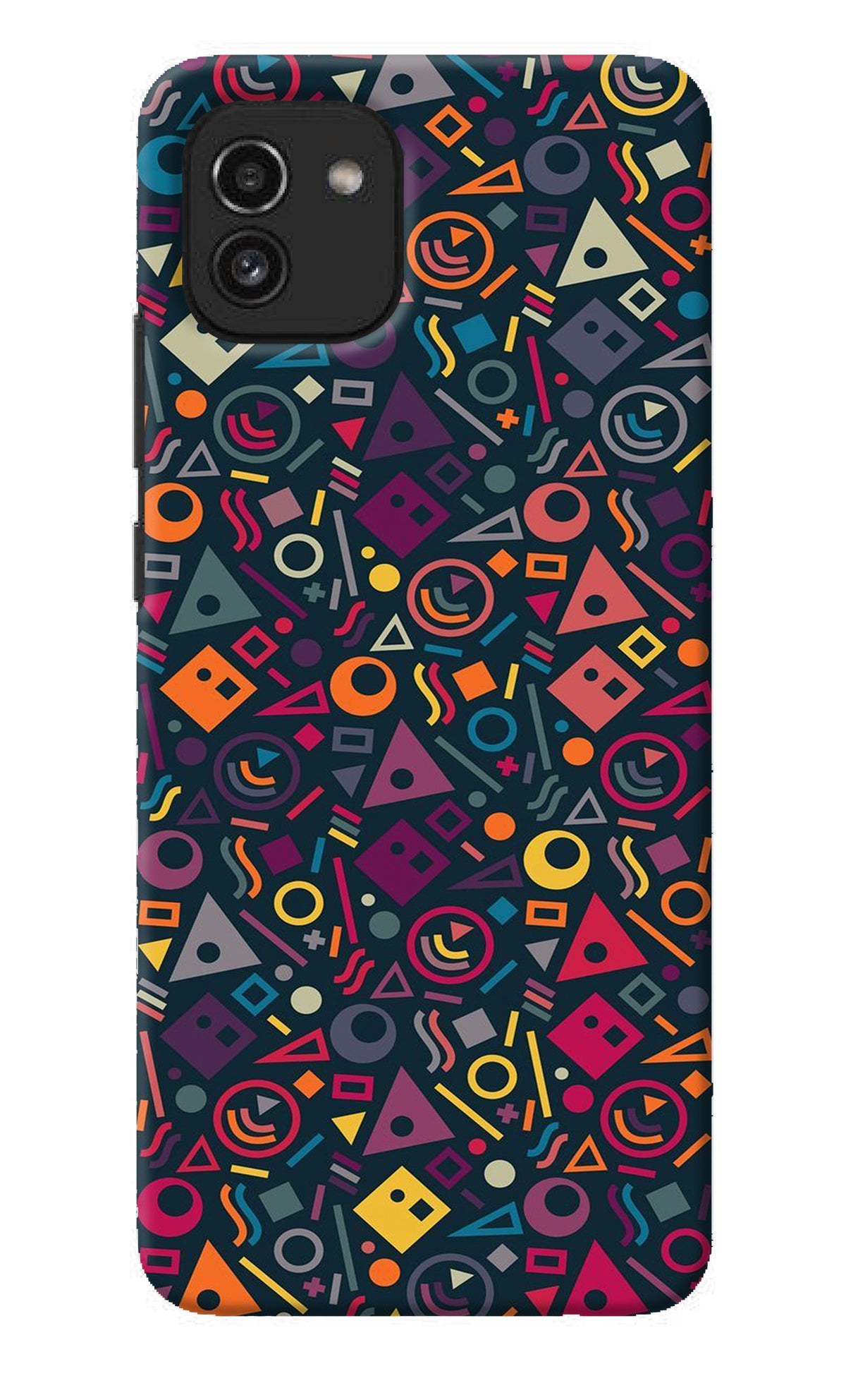 Geometric Abstract Samsung A03 Back Cover