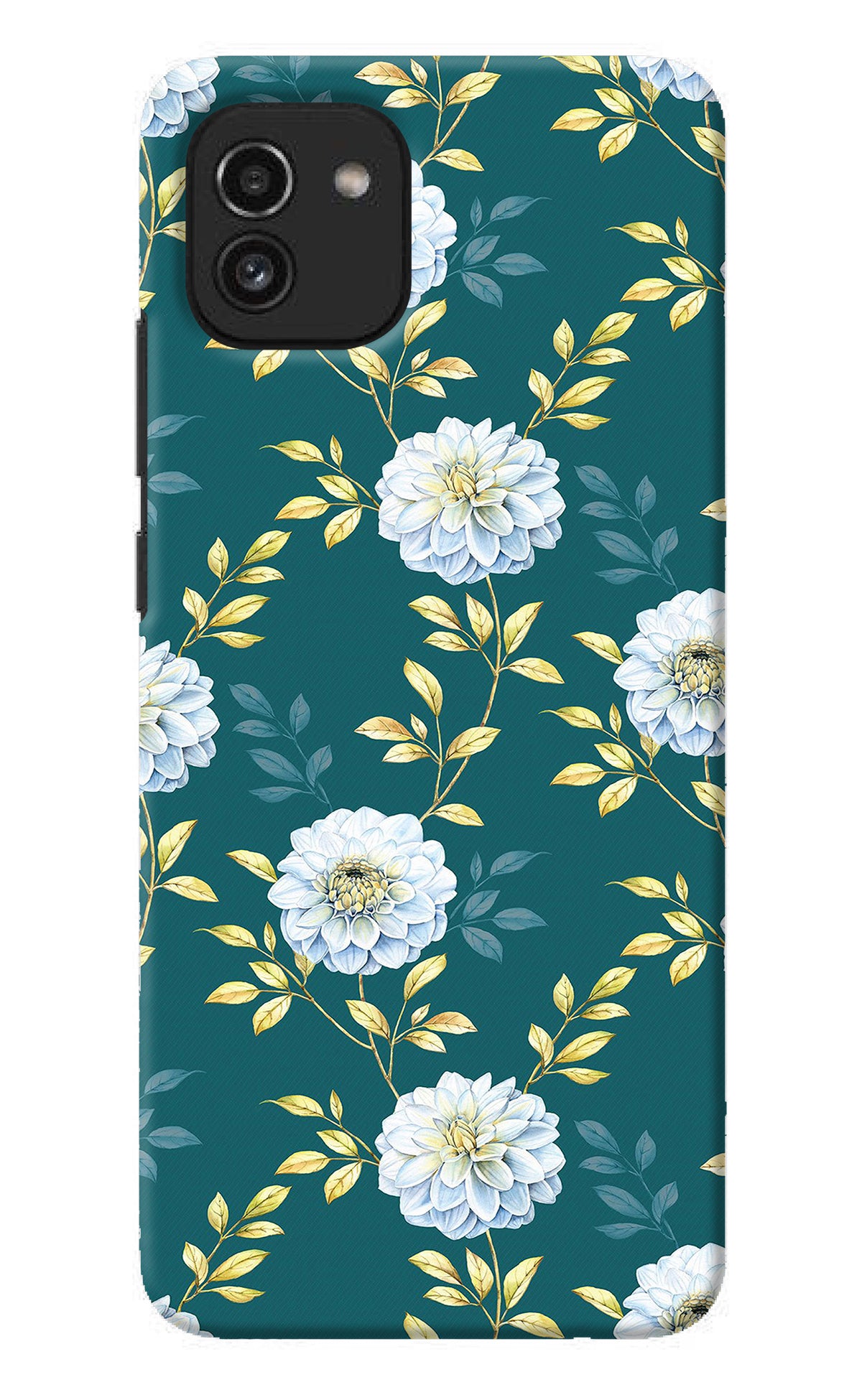 Flowers Samsung A03 Back Cover