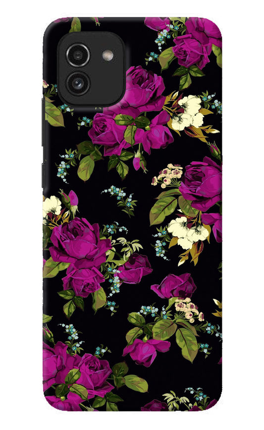 Flowers Samsung A03 Back Cover