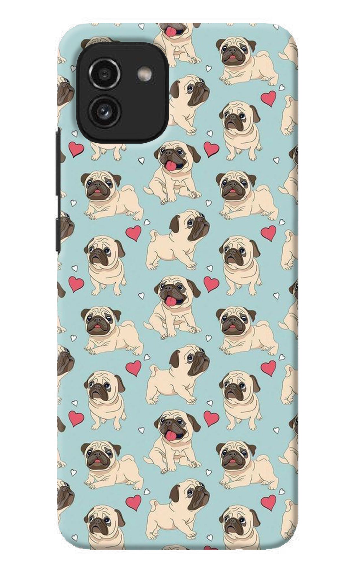 Pug Dog Samsung A03 Back Cover