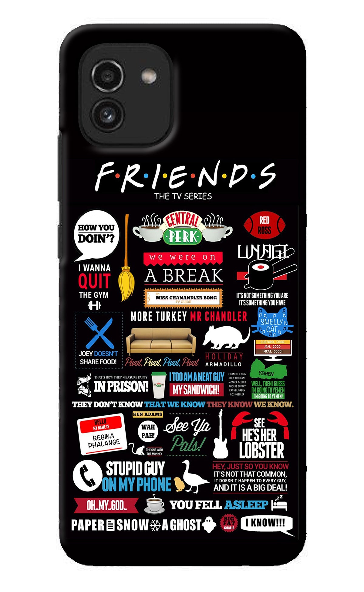 FRIENDS Samsung A03 Back Cover