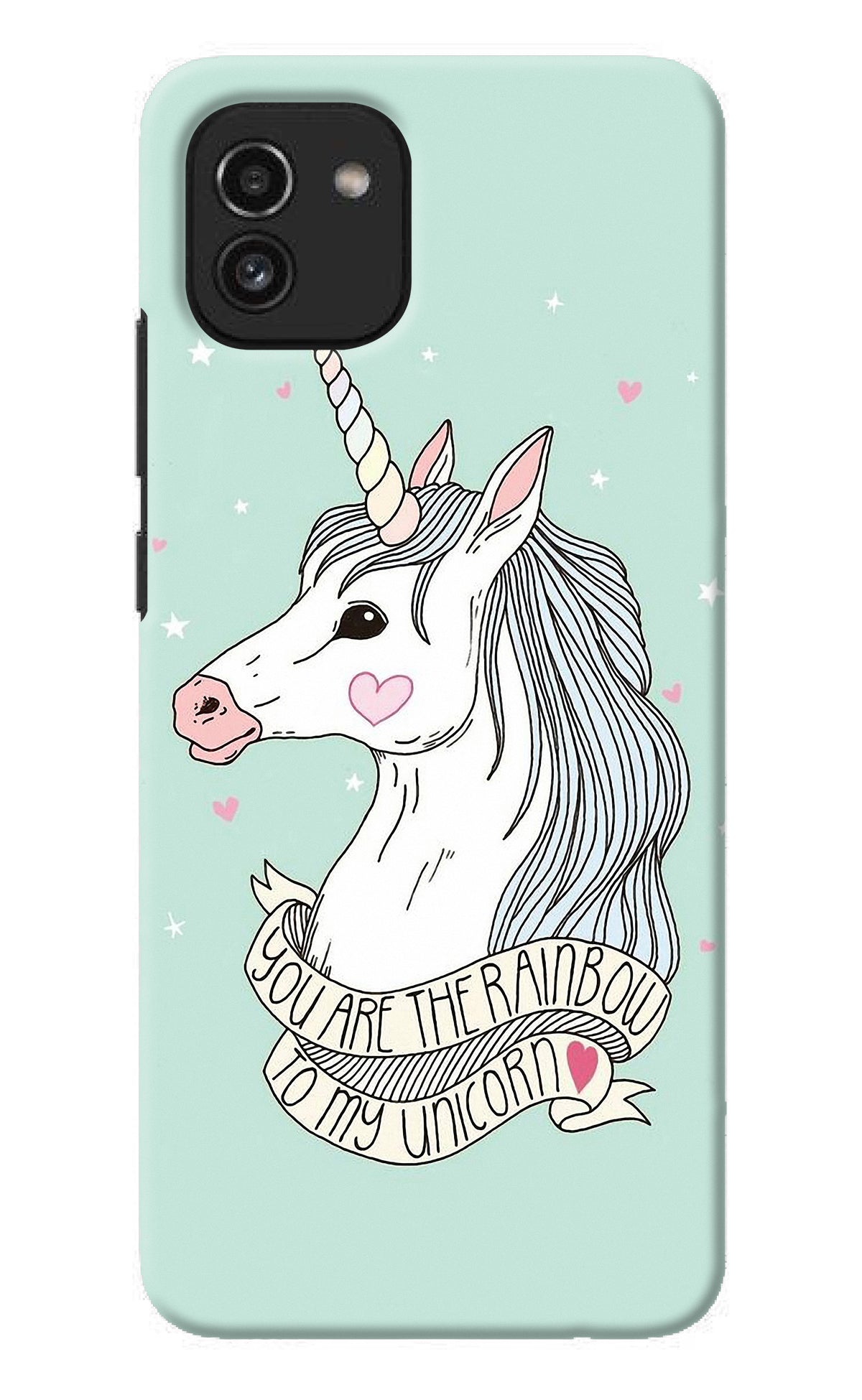 Unicorn Wallpaper Samsung A03 Back Cover