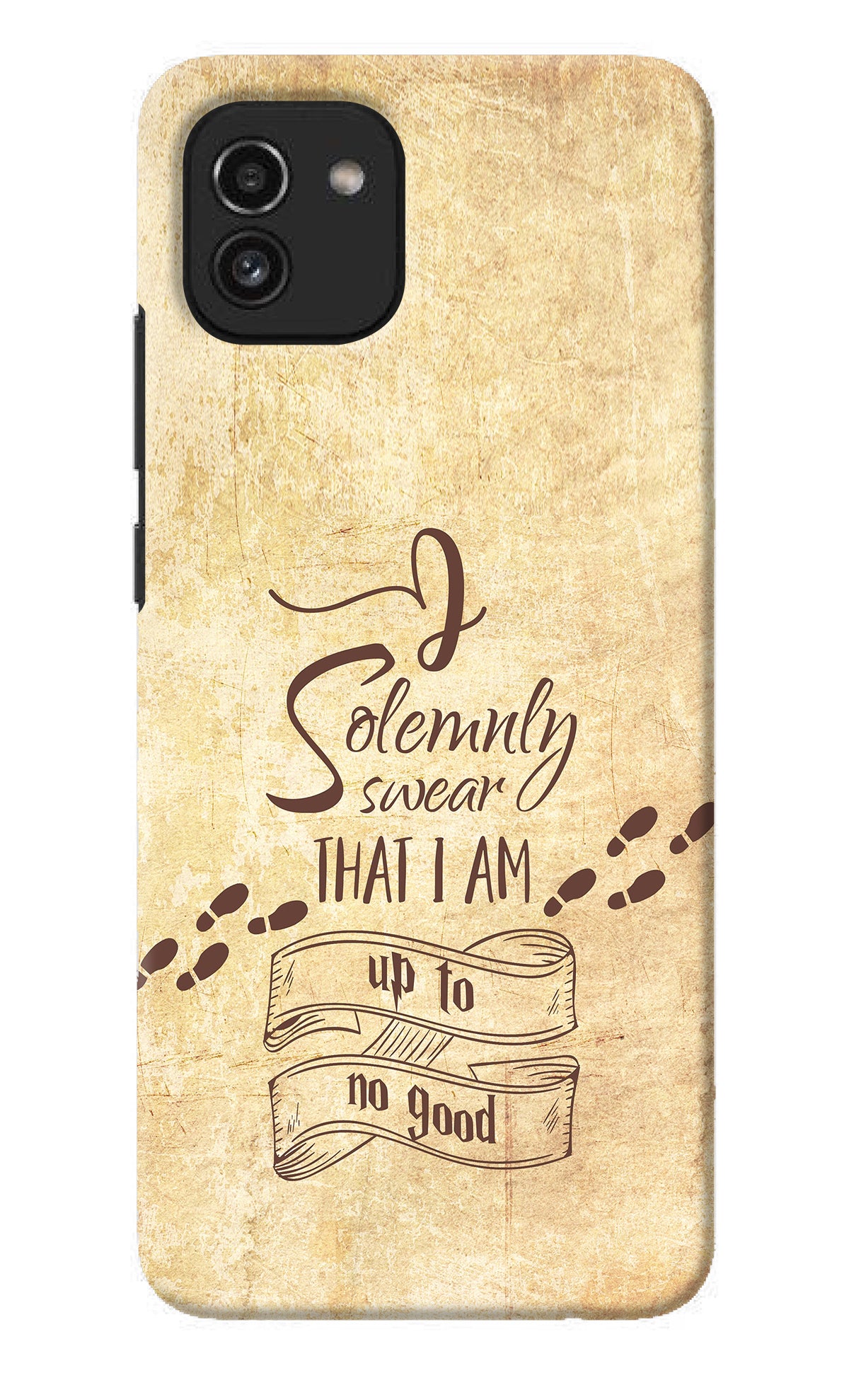 I Solemnly swear that i up to no good Samsung A03 Back Cover